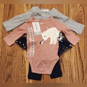 Newborn Carters "Believe in you" baby 3 piece set. *New